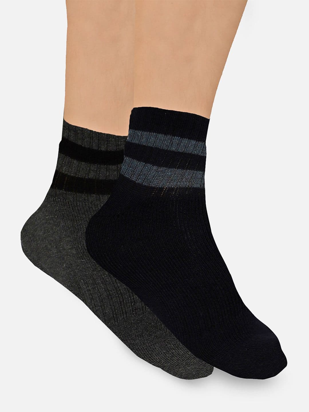 Bodycare Men Pack Of 2 Above Ankle-Length Cotton Socks - view 1