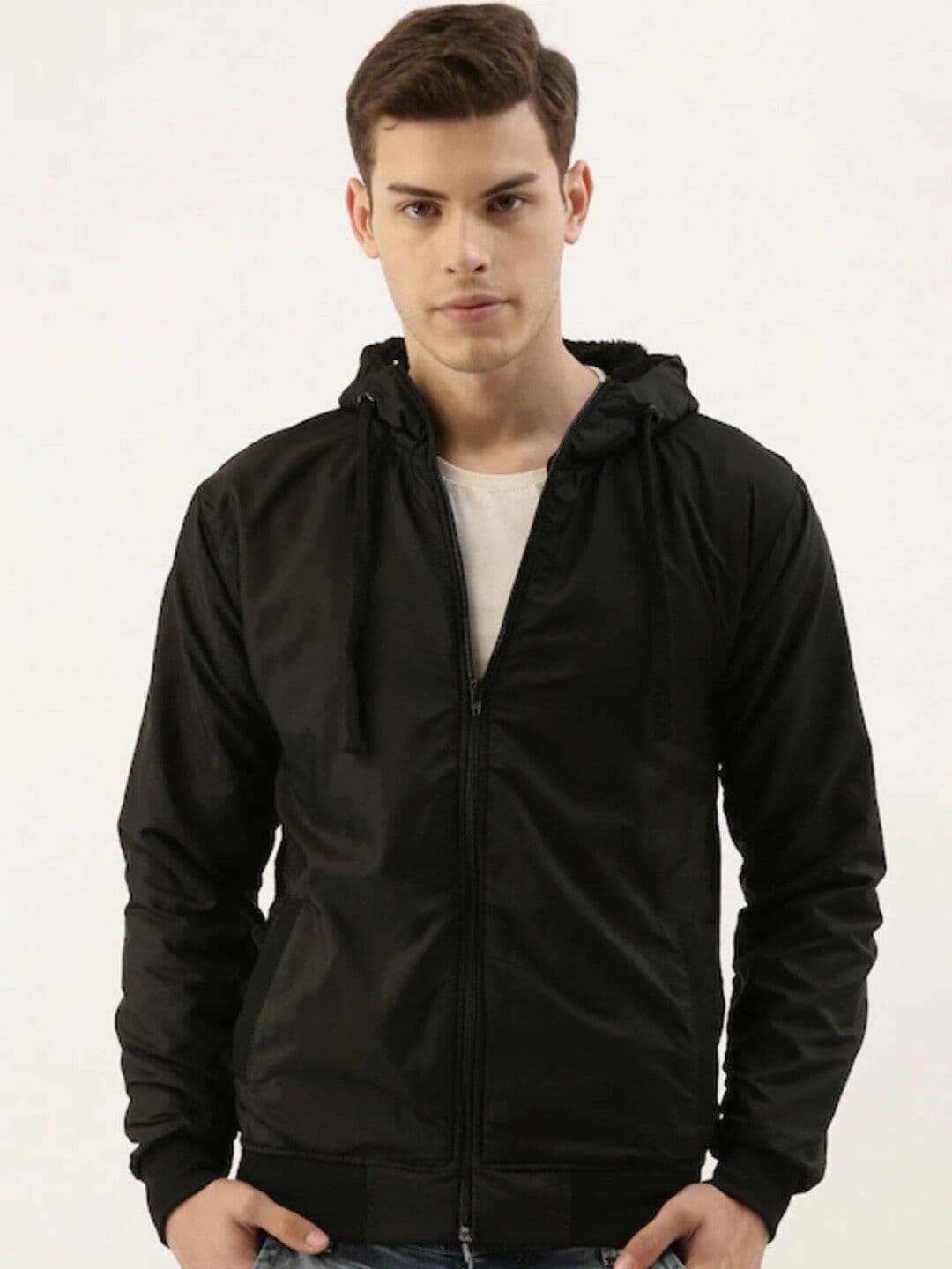 CAHOOT Men Black Windcheater Sporty Jacket - view 1