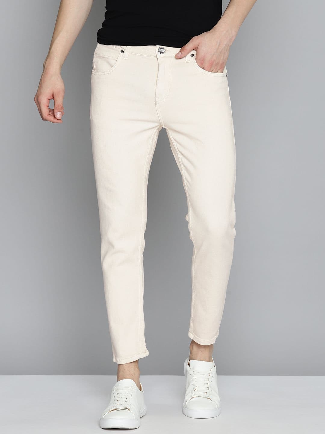 Mast & Harbour Men Slim Tapered Fit Stretchable Jeans