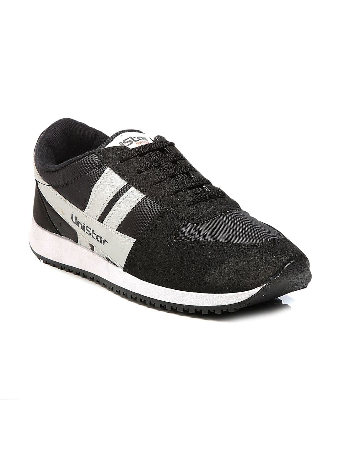 UNISTAR Men Black Running Air Lace-Up Non-Marking Shoes - view 1
