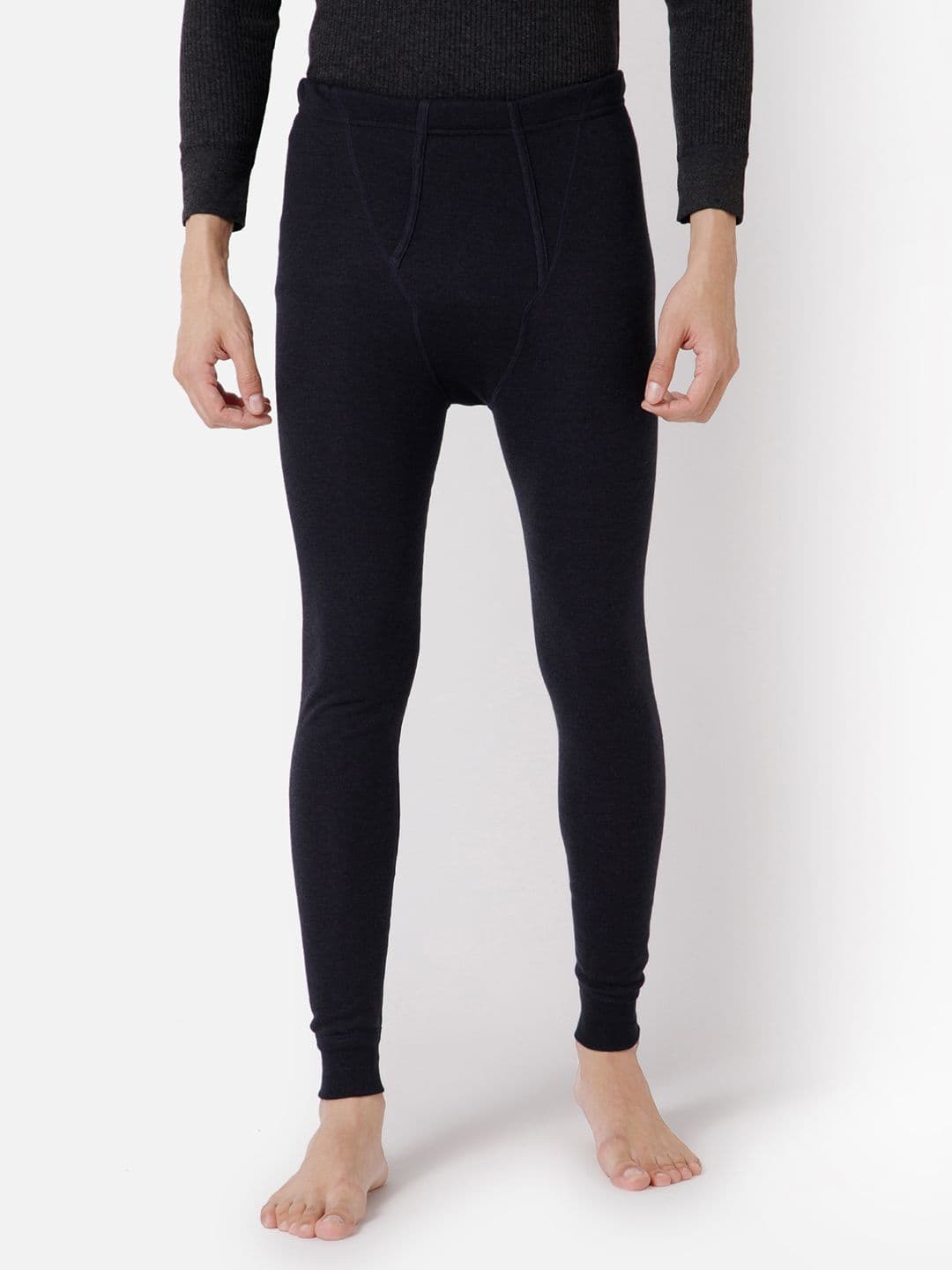BODYCARE INSIDER Men Solid Fleece Thermal Bottoms - view 1