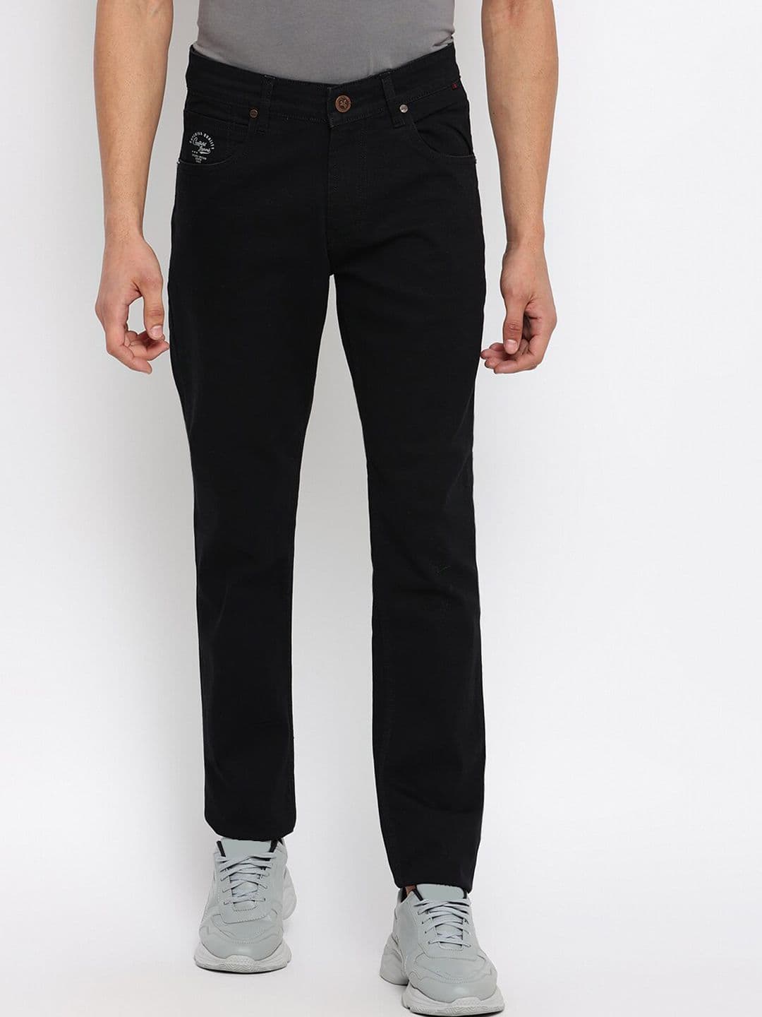 Cantabil Men Regular Fit Casual Non Stretchable Mid-Rise Cotton Jeans - view 1