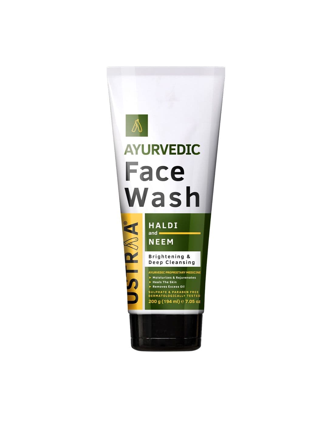 Ustraa Men Ayurvedic Haldi & Neem Face Wash -200g - view 1