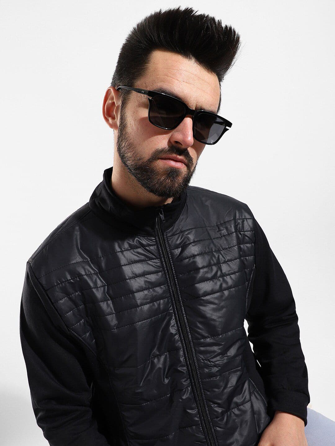 CAHOOT Men Black Windcheater Outdoor Bomber Jacket - view 1