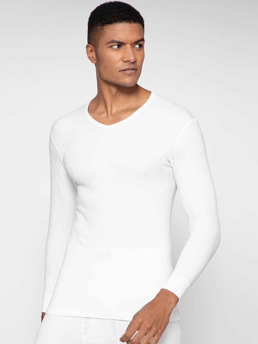 SPORTO Men White Thermal Tops - view 1