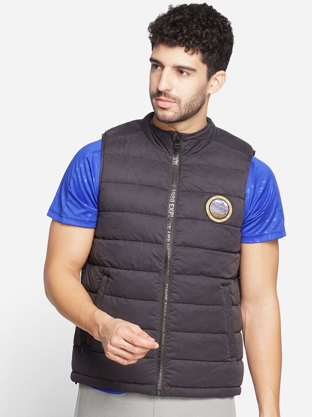 Wildcraft Men Black Insulator Sleeveless Puffer Jacket - view 1