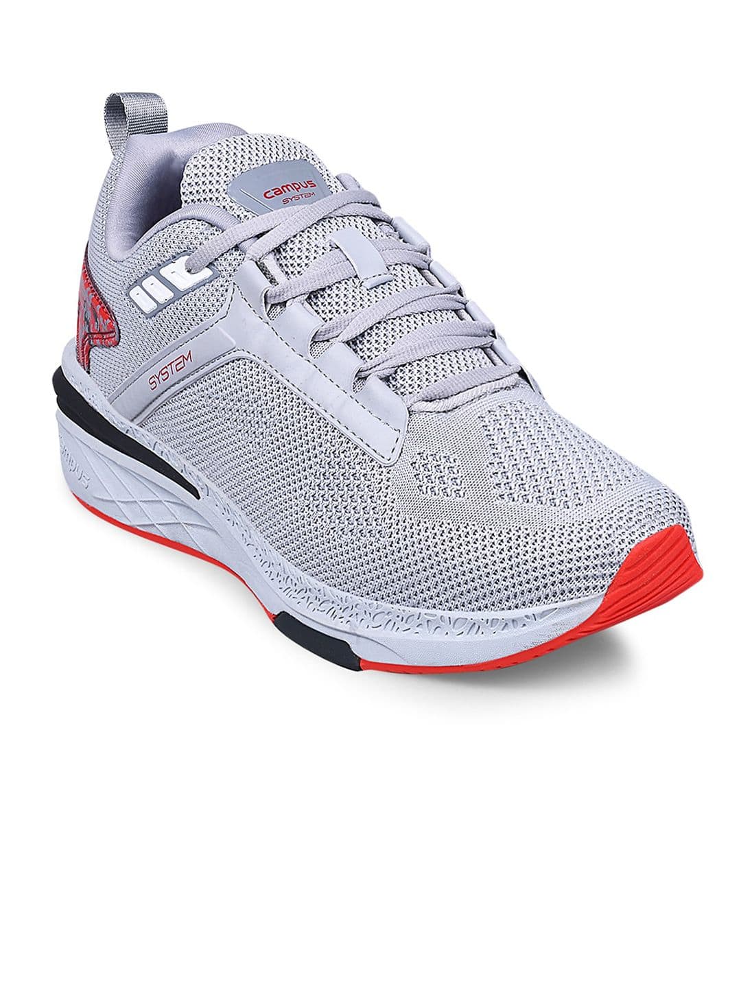 Campus Men Grey Mesh Running Shoes - view 1