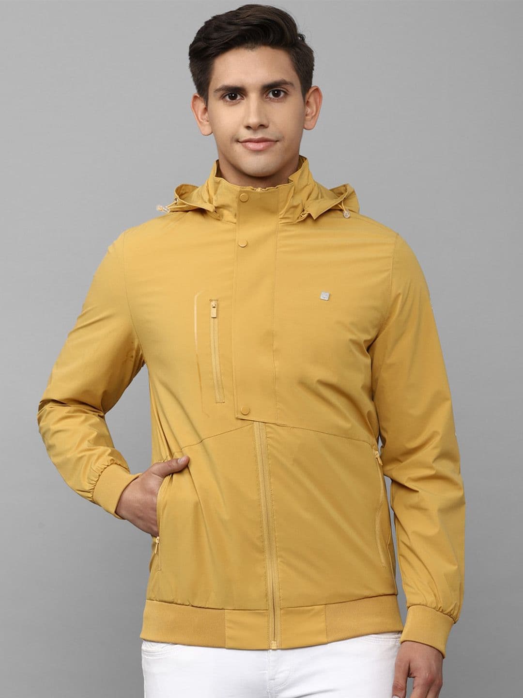 Allen Solly Men Yellow Bomber Jacket - view 1