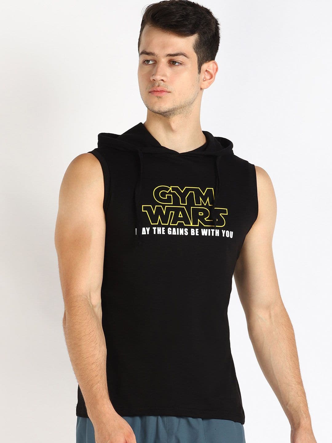 Rock Paper Scissors Men Printed Cotton Innerwear Gym Vests - view 1