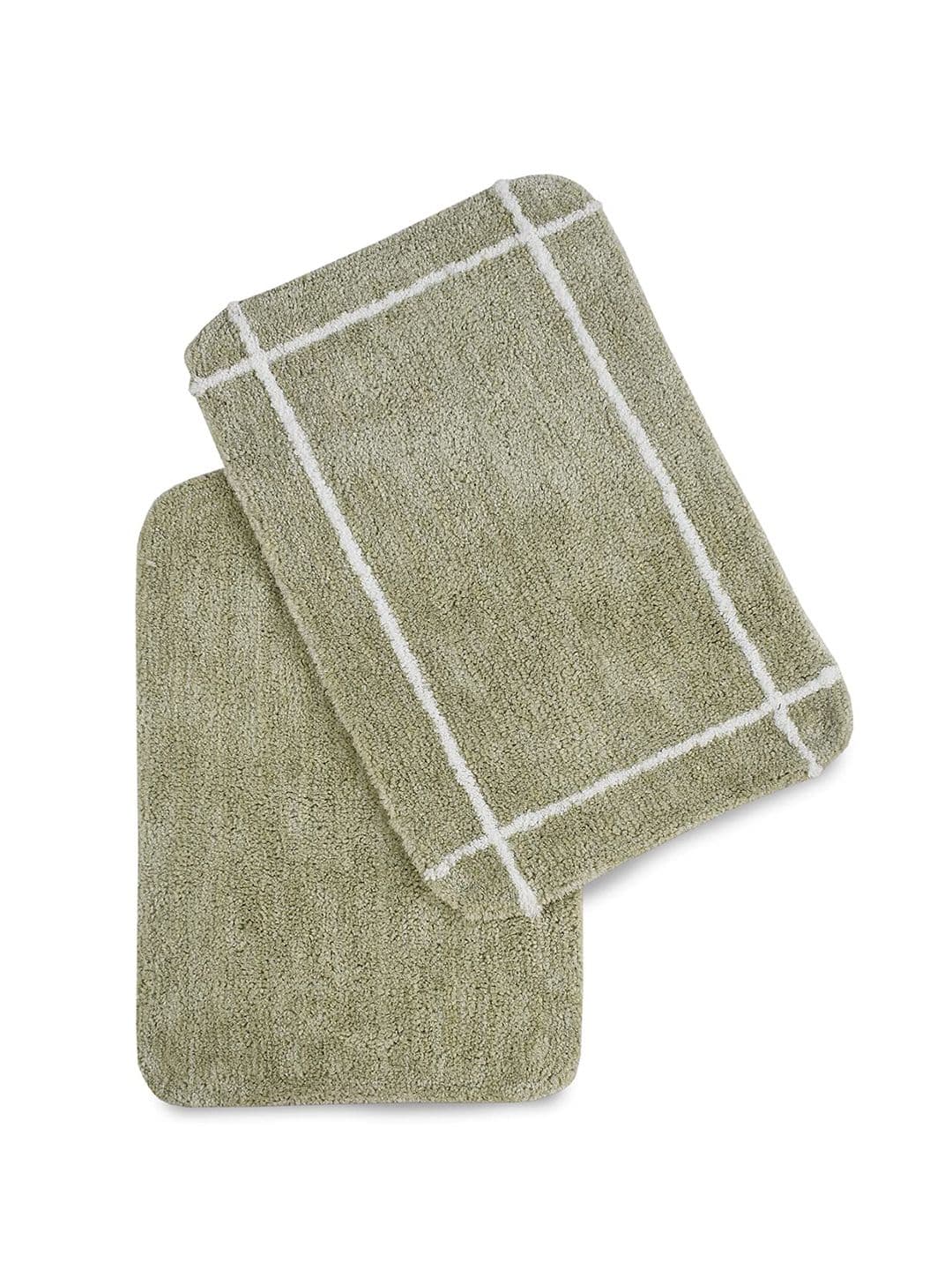 SASHAA WORLD Green 2000 GSM Bath Rugs - view 1