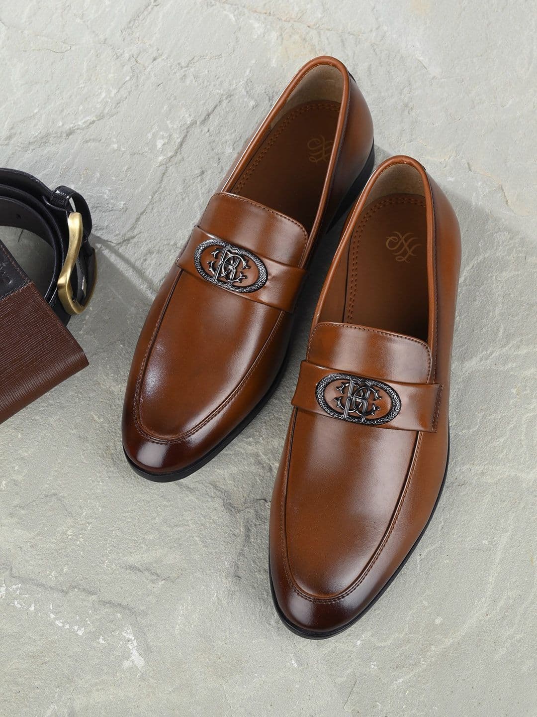 House of Pataudi Men Formal Loafer Shoes - view 1