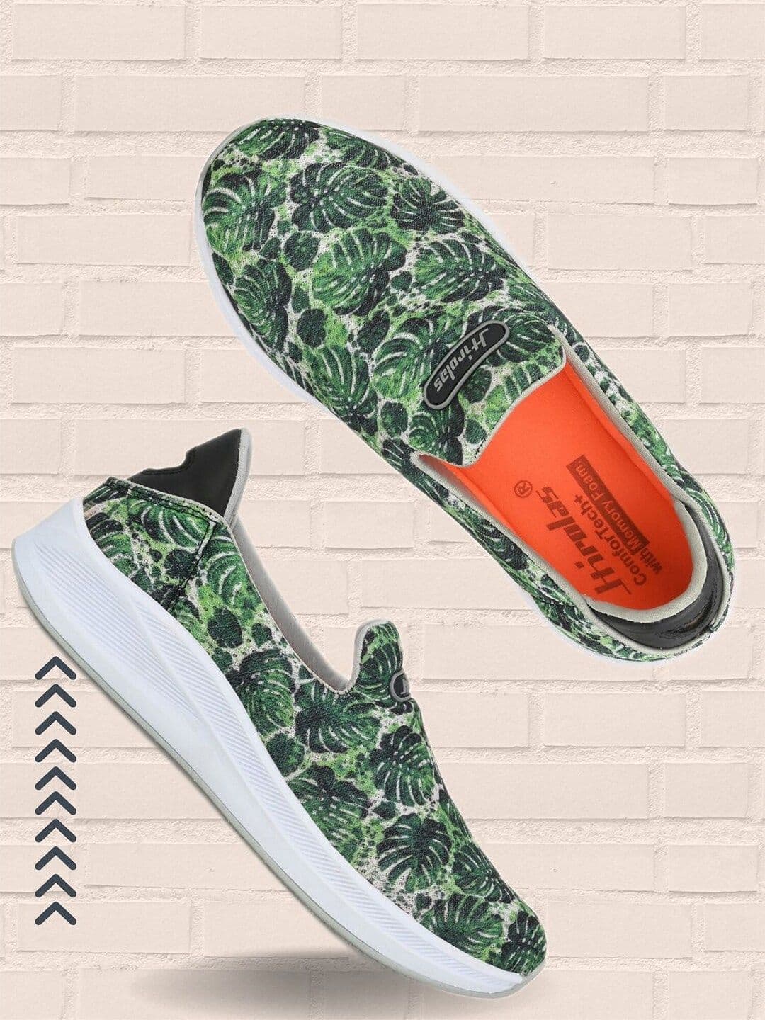 HIROLAS Women Mesh Printed Memory Foam Walking Shoes - view 1