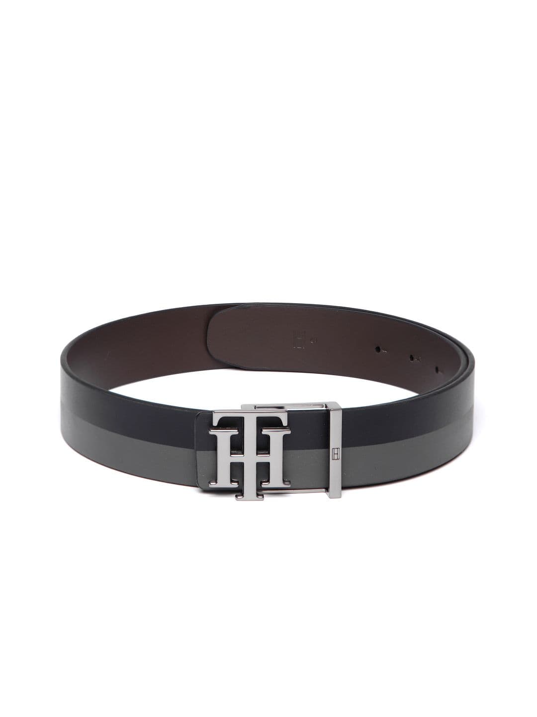 Tommy Hilfiger Men Striped Leather Formal Belt - view 1