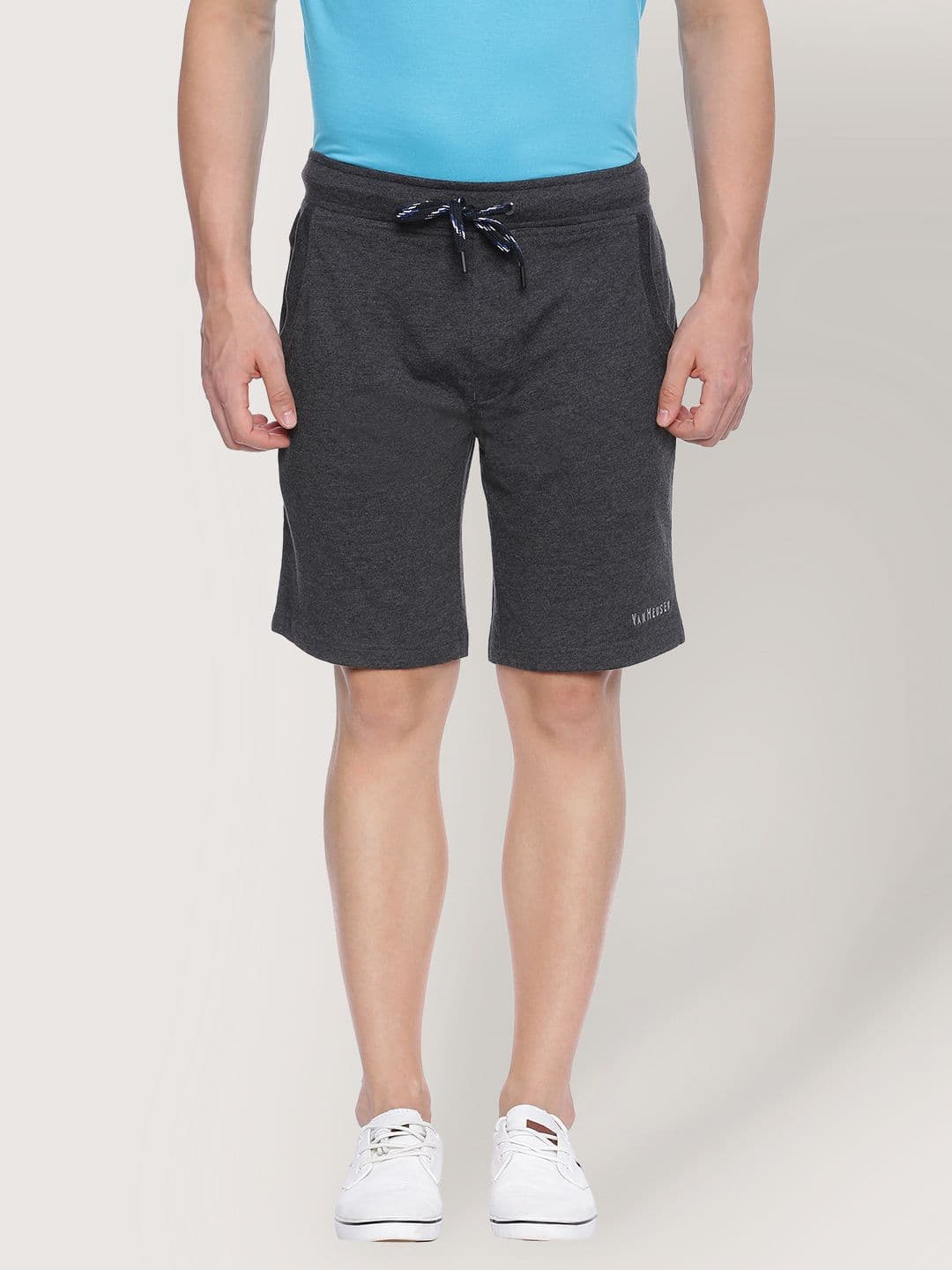 Van Heusen Innerwear Smart Tech Easy Stain Release Knit Athleisure Shorts - view 1