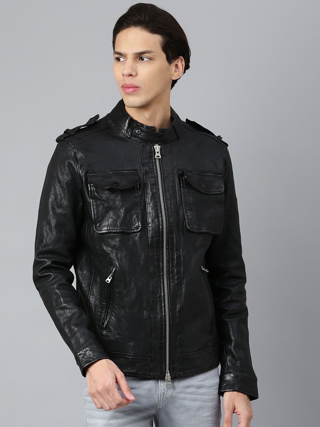 Woods Men Biker Jacket - view 1