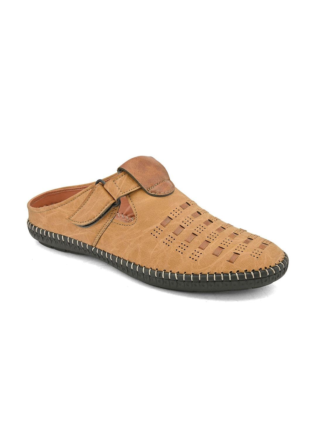 Azzaro Black Men Shoe-Style Sandals - view 1