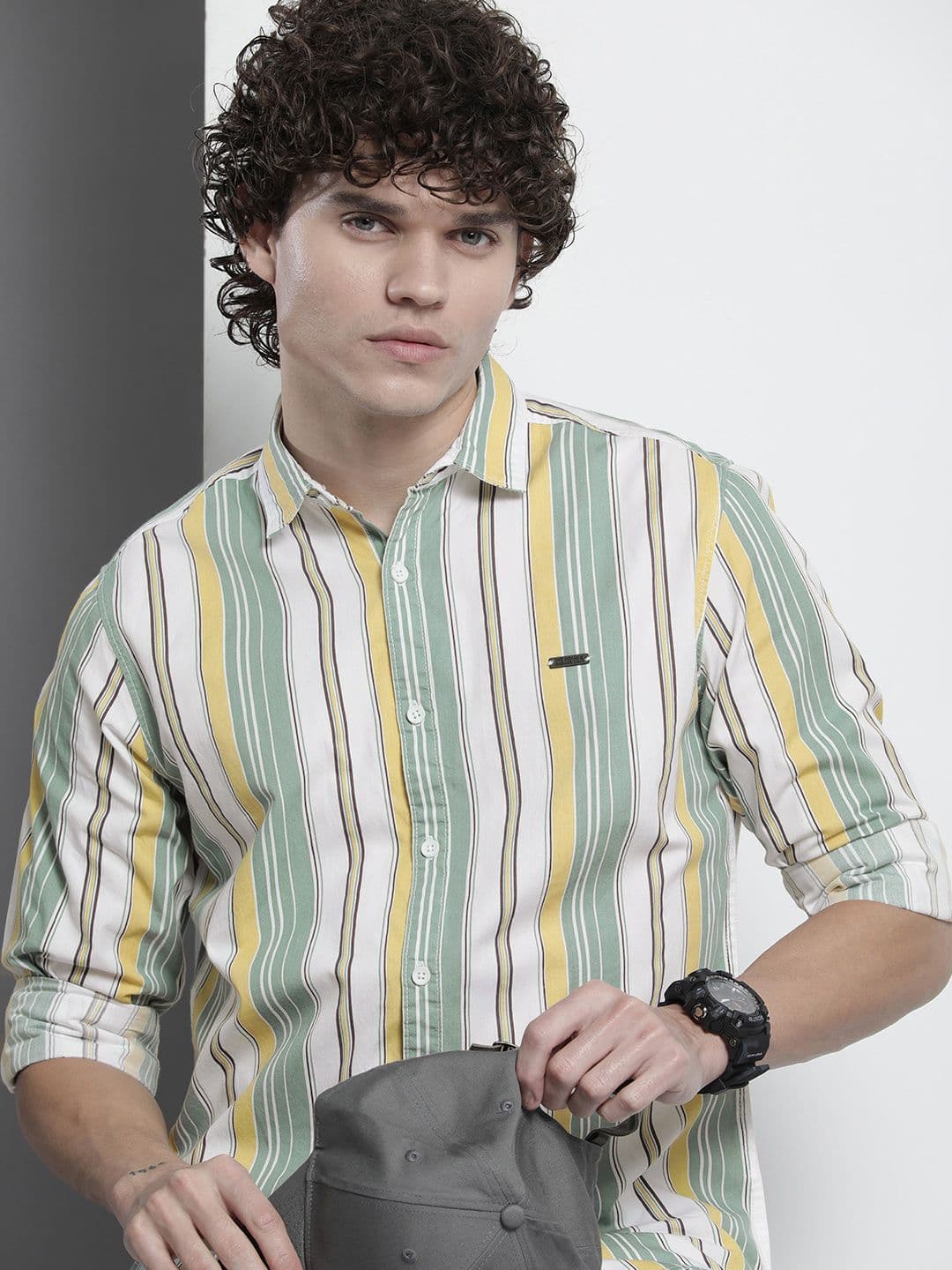 The Indian Garage Co Men Striped Casual Shirt - view 1