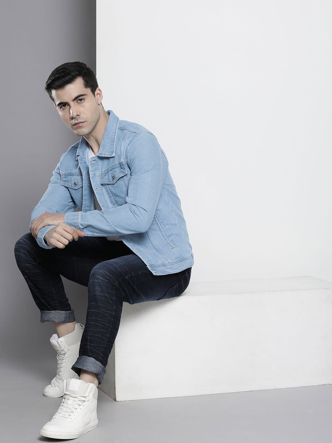 The Indian Garage Co Men Denim Jacket - view 1