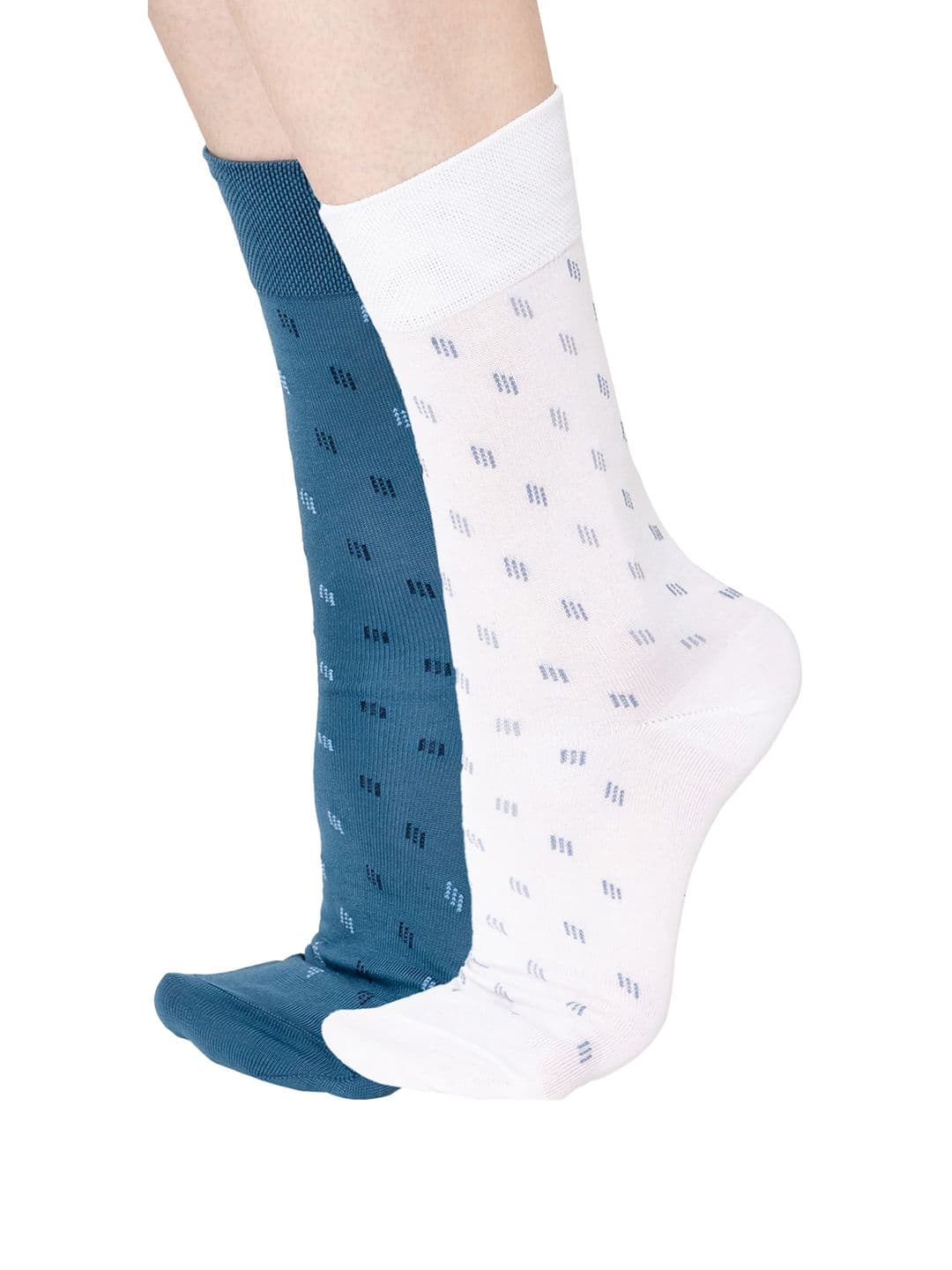 Bodycare Men Pack Of 2 Patterned Cotton Above Ankle-Length Socks - view 1