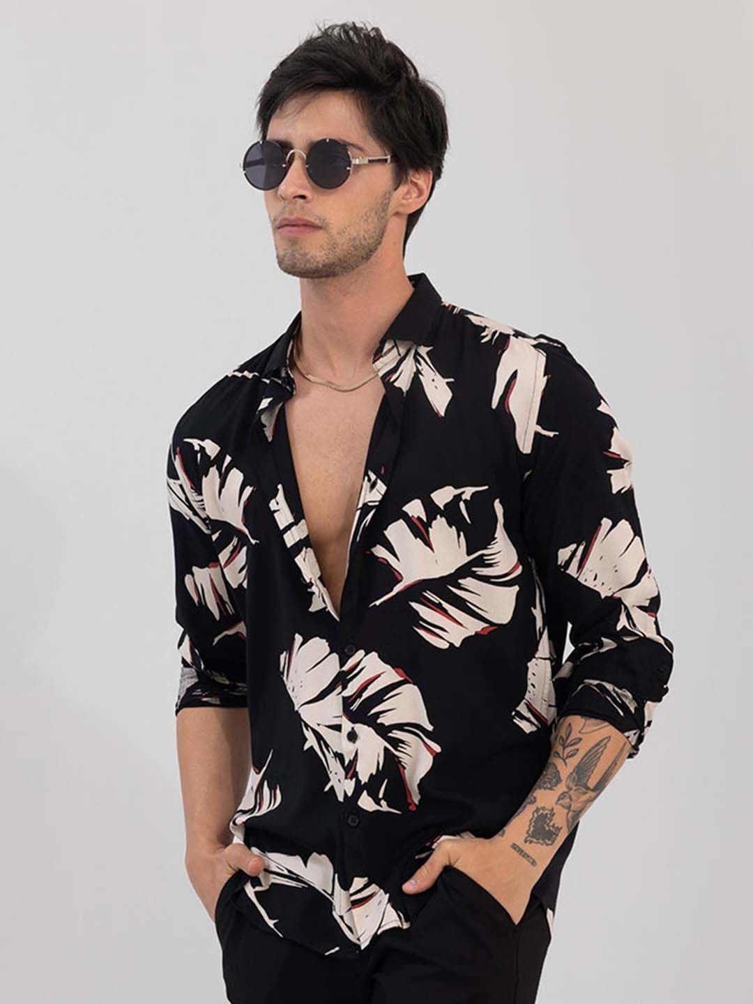 Snitch Men Slim Fit Floral Printed Casual Shirt - view 1