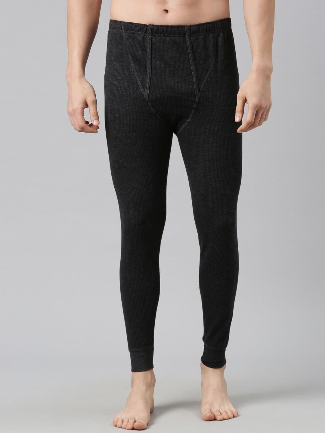 Dixcy Scott Maximus Men Ankle Length Pull On Cotton Thermal Trousers - view 1