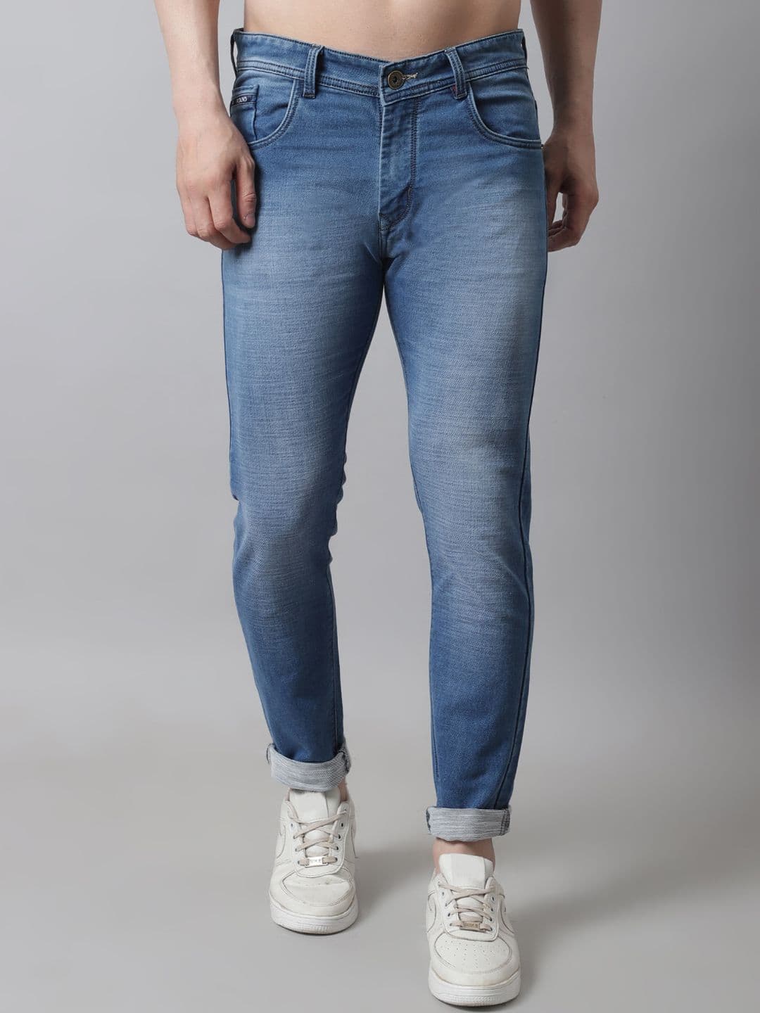Rodamo Men Slim Fit Heavy Fade Stretchable Cotton Jeans - view 1