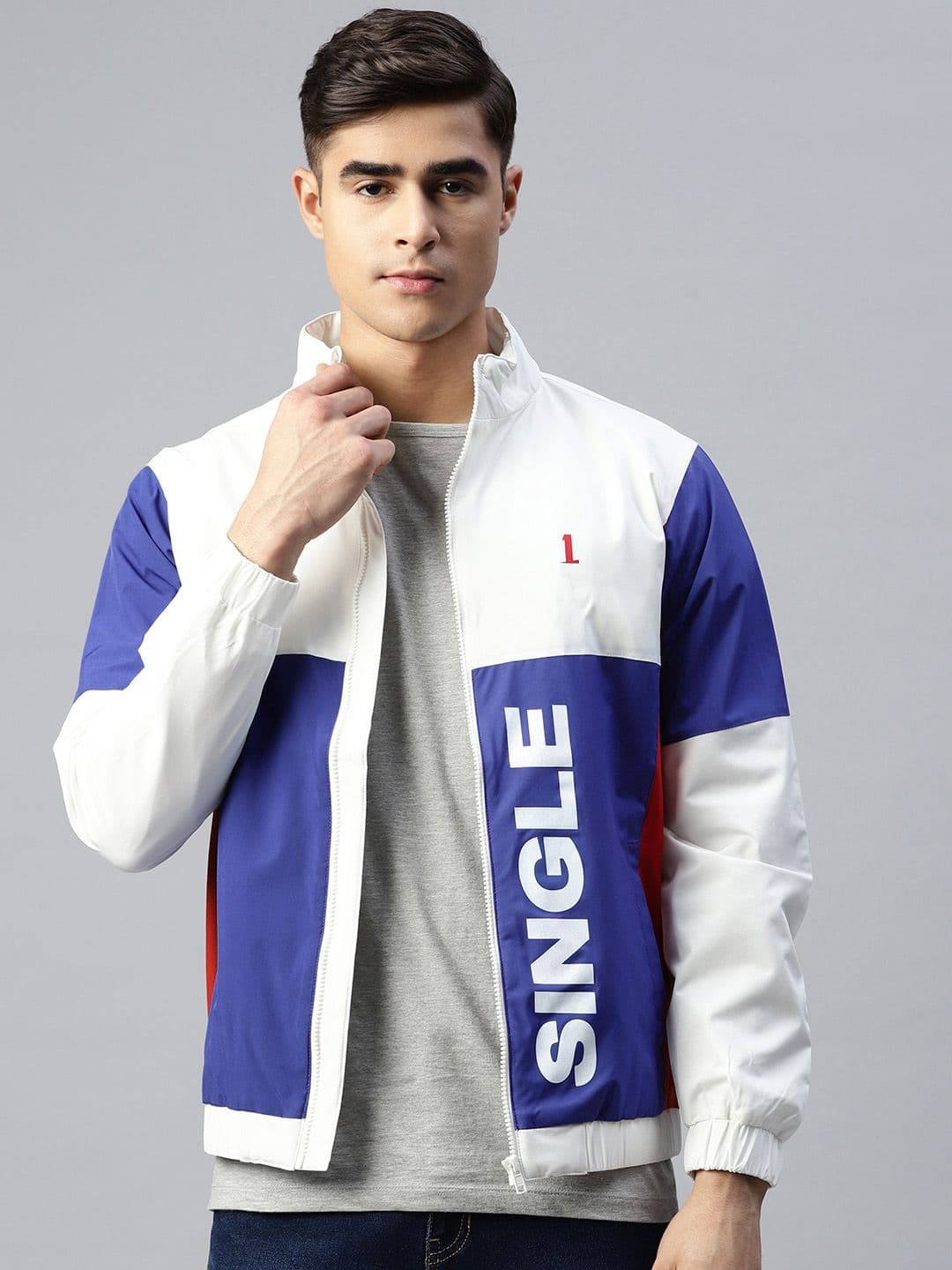 Pierre Carlo Men Colourblocked Sporty Jacket - view 1