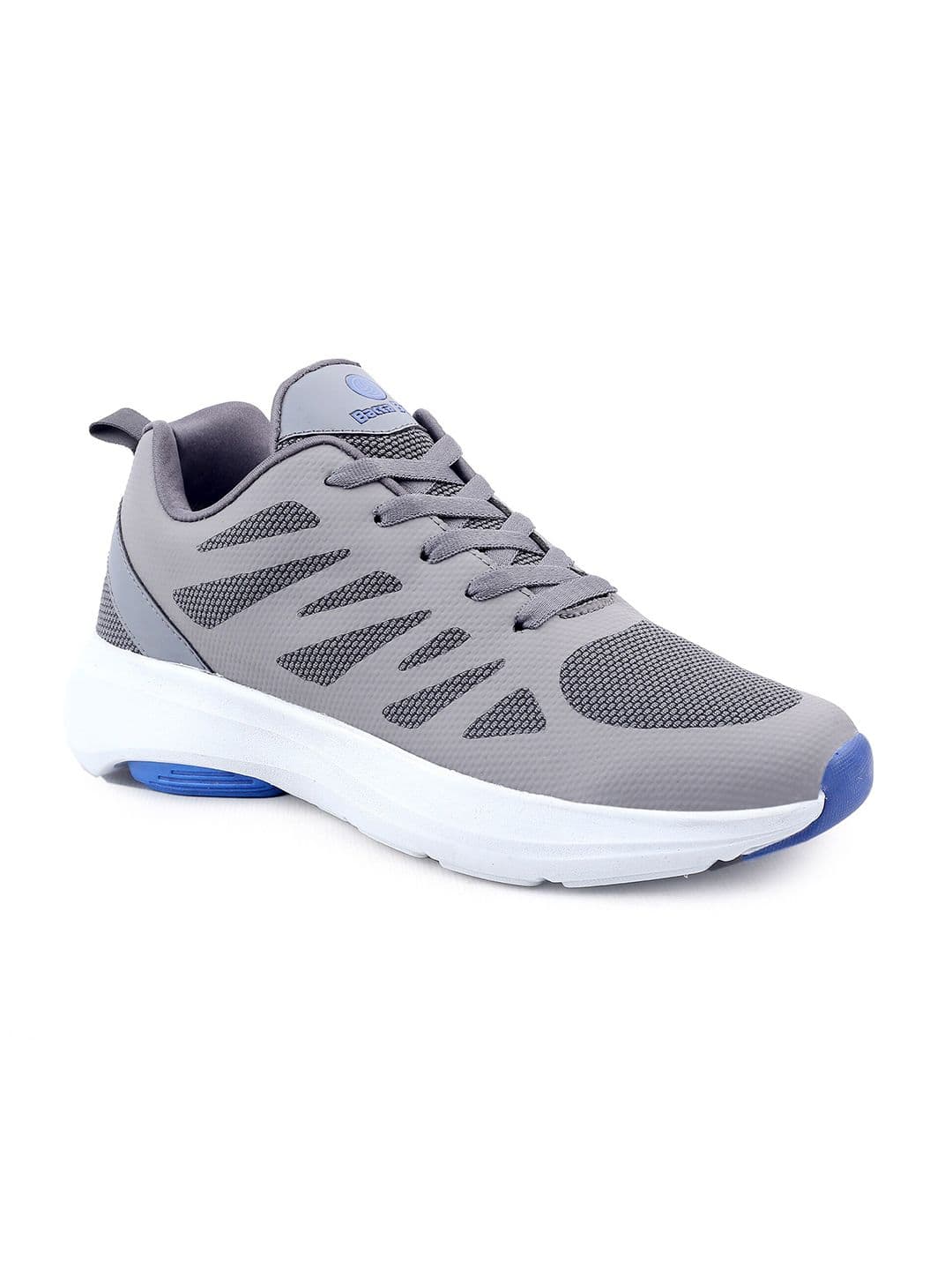 bacca bucci Men Grey Mesh Running Non-Marking Shoes - view 1