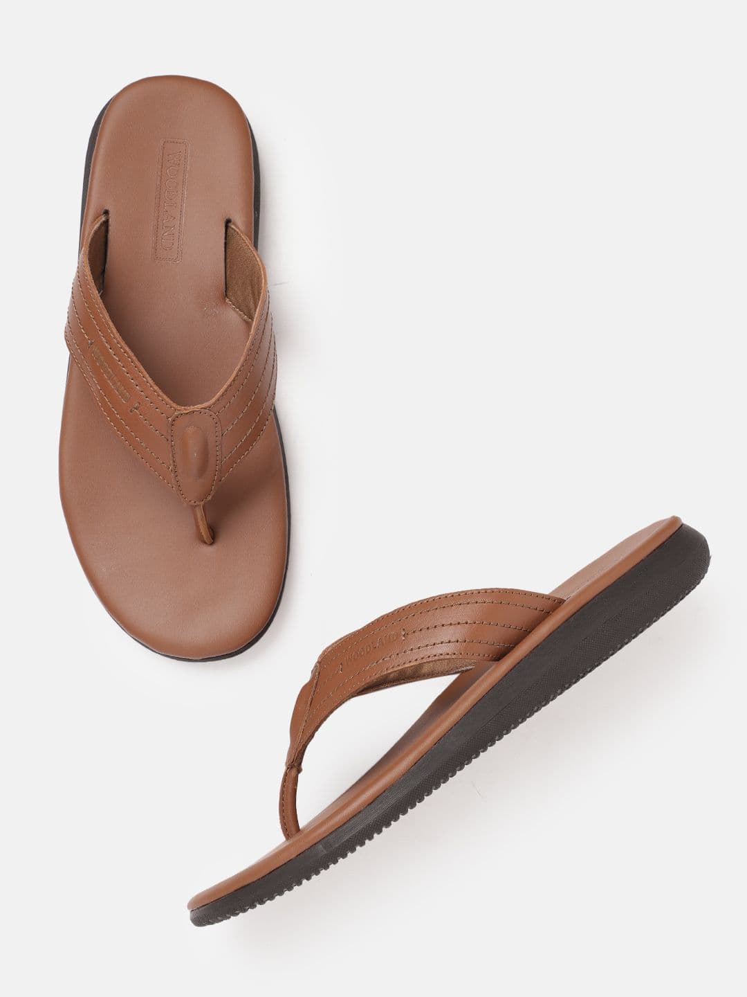 Woodland Men Leather Comfort Sandals - view 1