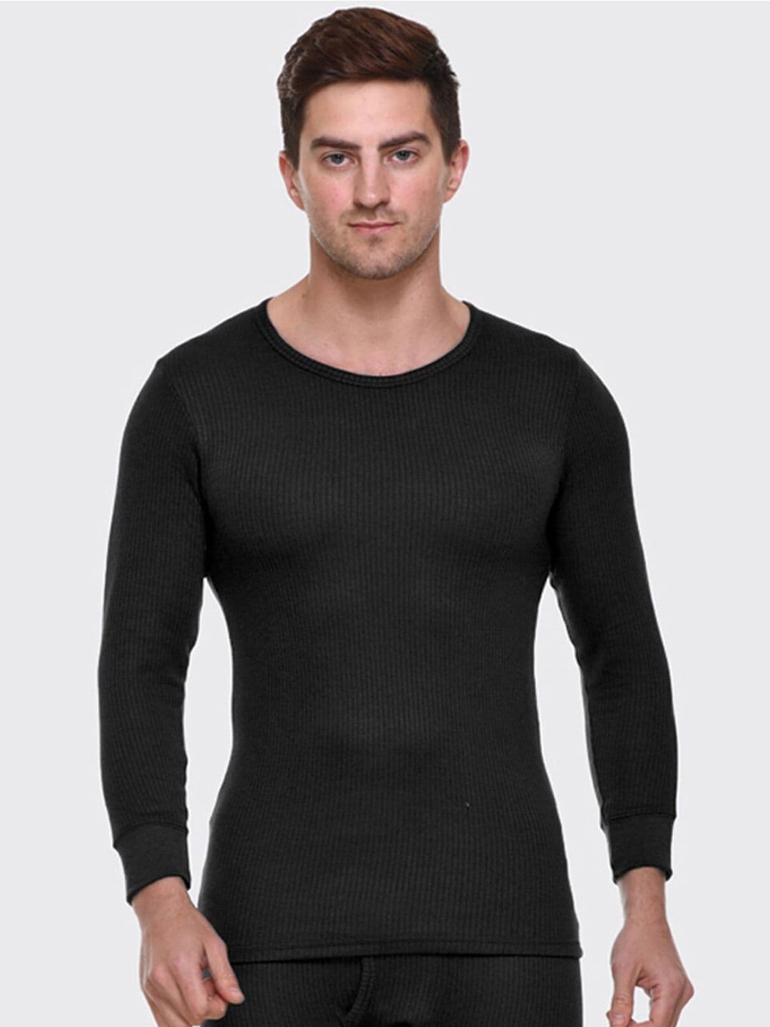 Kanvin Men Ribbed Thermal Tops - view 1