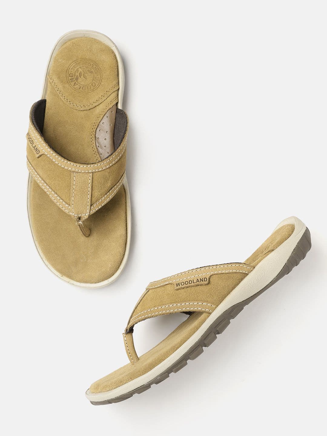 Woodland Men Leather Comfort Sandals - view 1