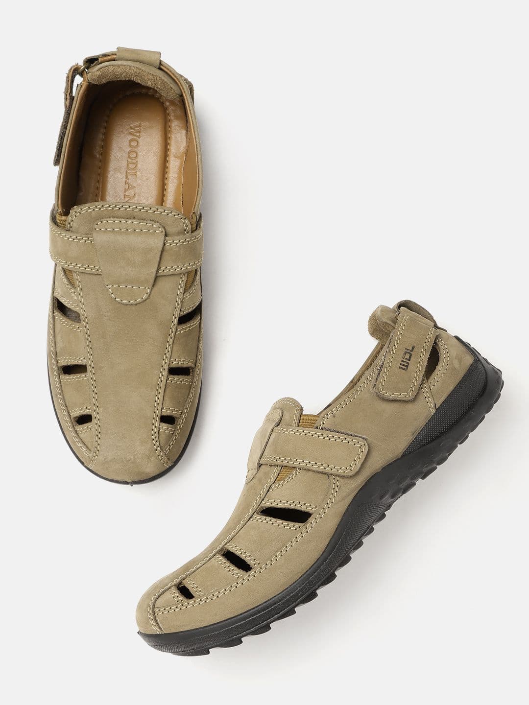 Woodland Men Leather Fisherman Sandals - view 1