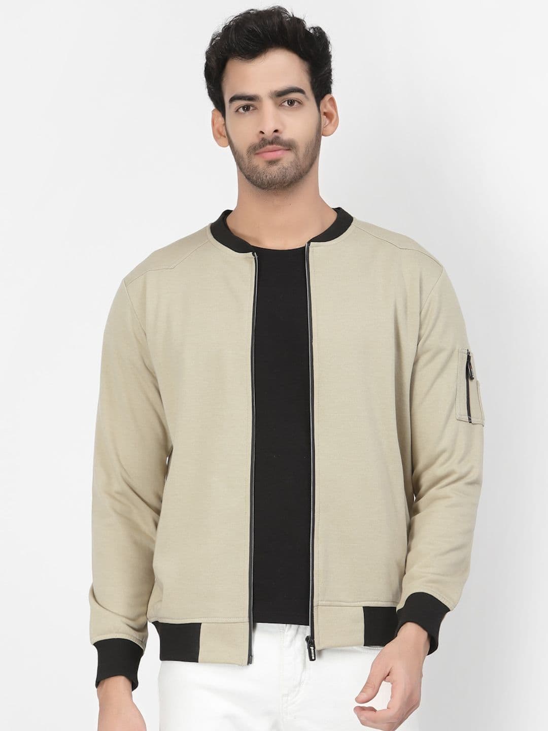 PAUSE SPORT Men Fleece Lightweight Bomber Jacket - view 1