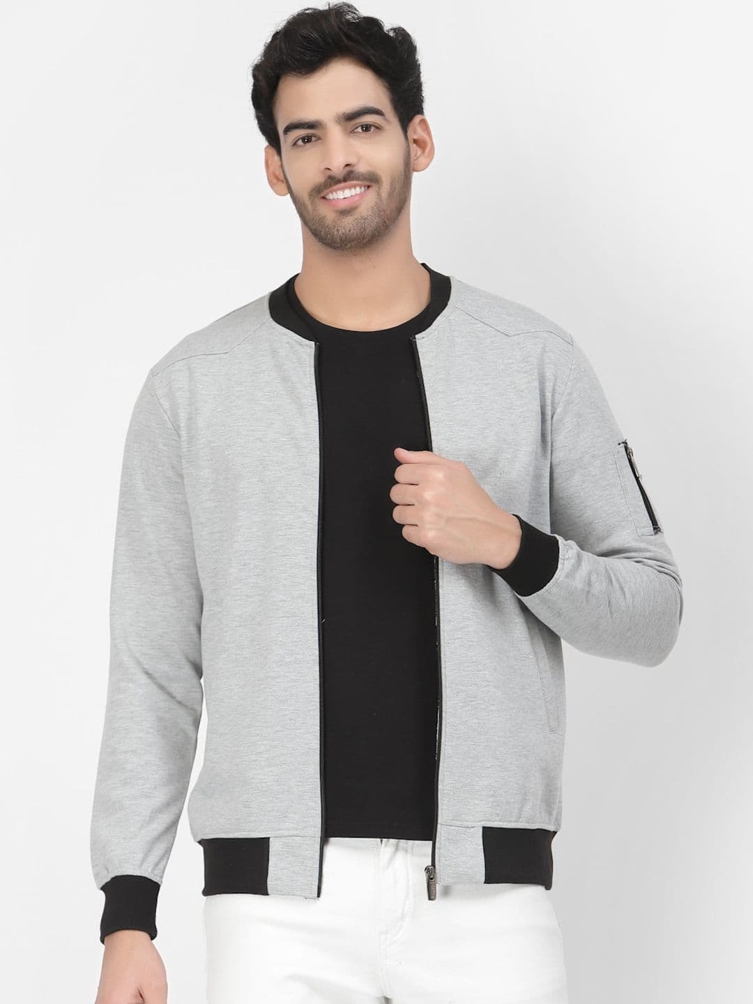 PAUSE SPORT Men Fleece Lightweight Bomber Jacket - view 1