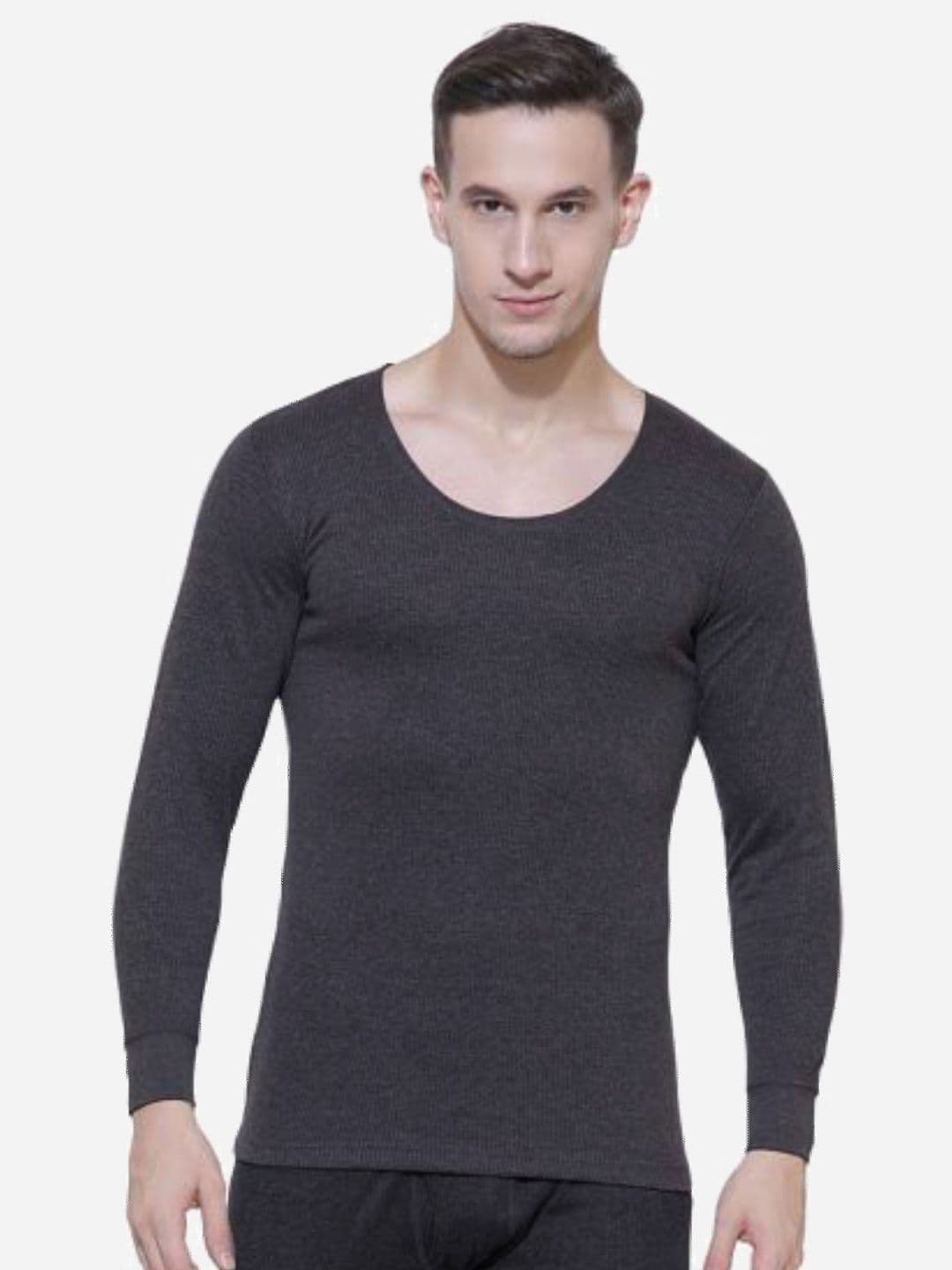 DYCA Men Ribbed Wool Thermal Tops - view 1