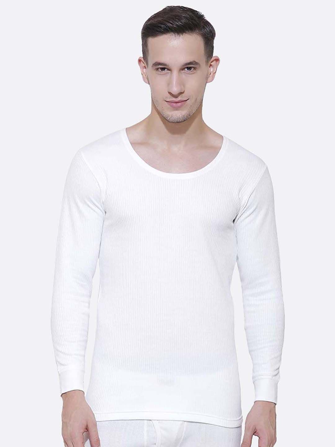 BODYCARE INSIDER Men Solid Round Neck Full Sleeves Cotton Thermal Top - view 1