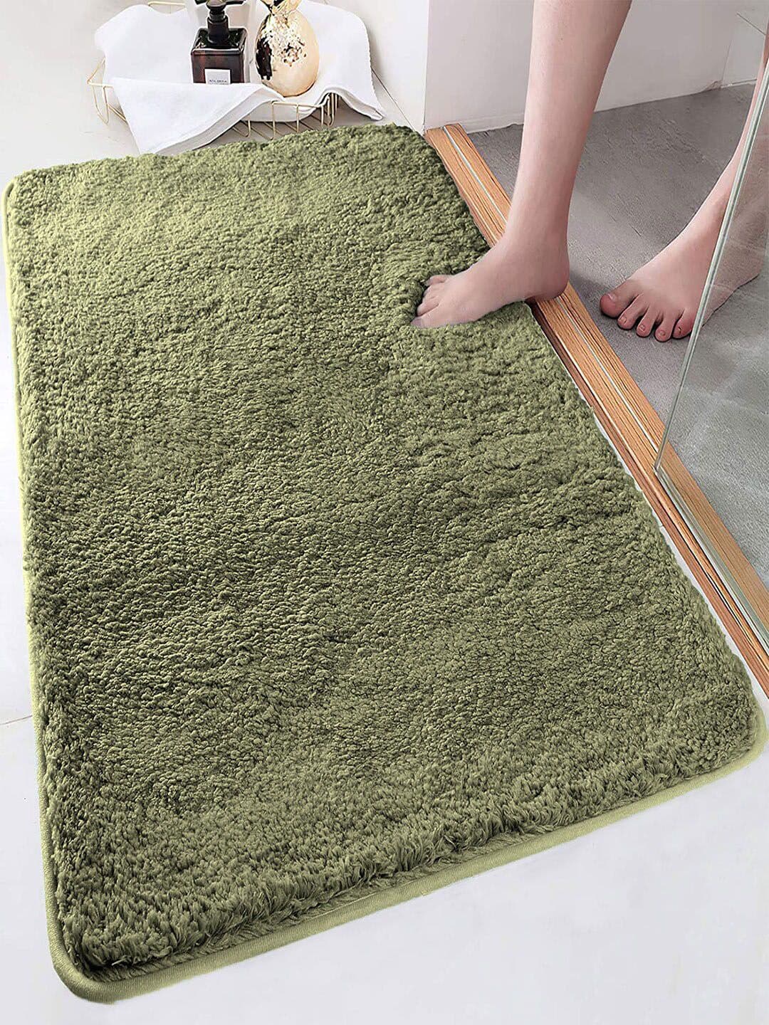 LUXEHOME INTERNATIONAL Vegas Green 2800 GSM Ultra Soft Microfiber Anti-Skid Bath Rugs - view 1