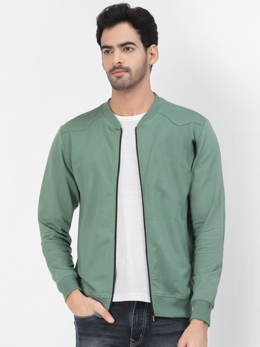 PAUSE SPORT Men Fleece Lightweight Bomber Jacket - view 1