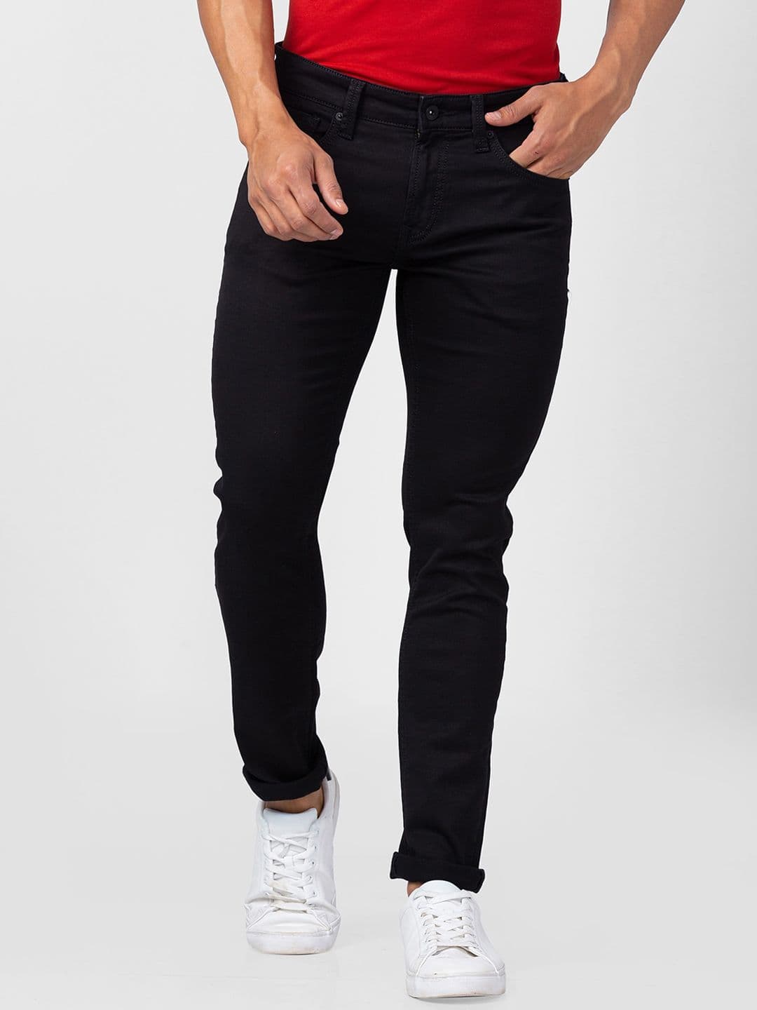 SPYKAR Men Slim Fit Low-Rise Jeans - view 1