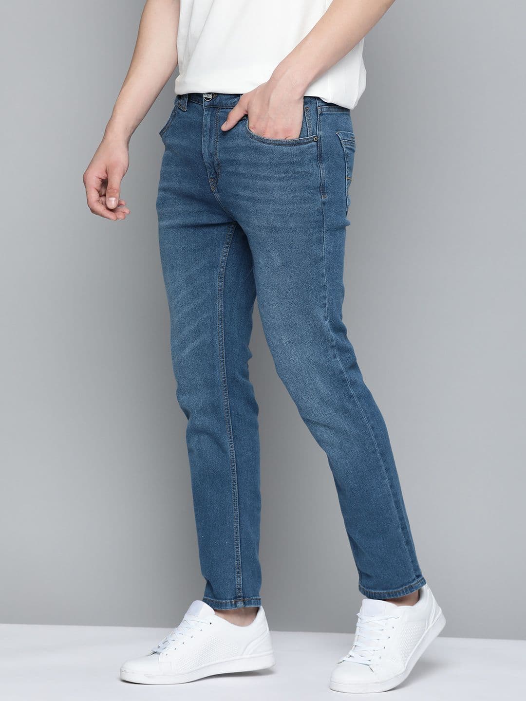 Mast & Harbour Men Skinny Fit Light Fade Stretchable Jeans - view 1