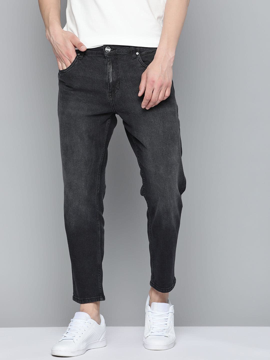Mast & Harbour Men Carrot Fit Light Fade Jeans - view 1