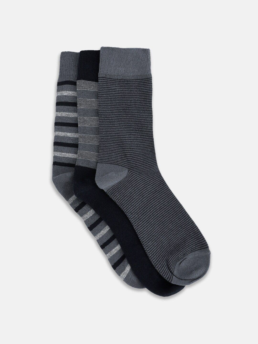 BYFORD by Pantaloons Men Pack Of 3 Patterned Calf-Length Socks - view 1
