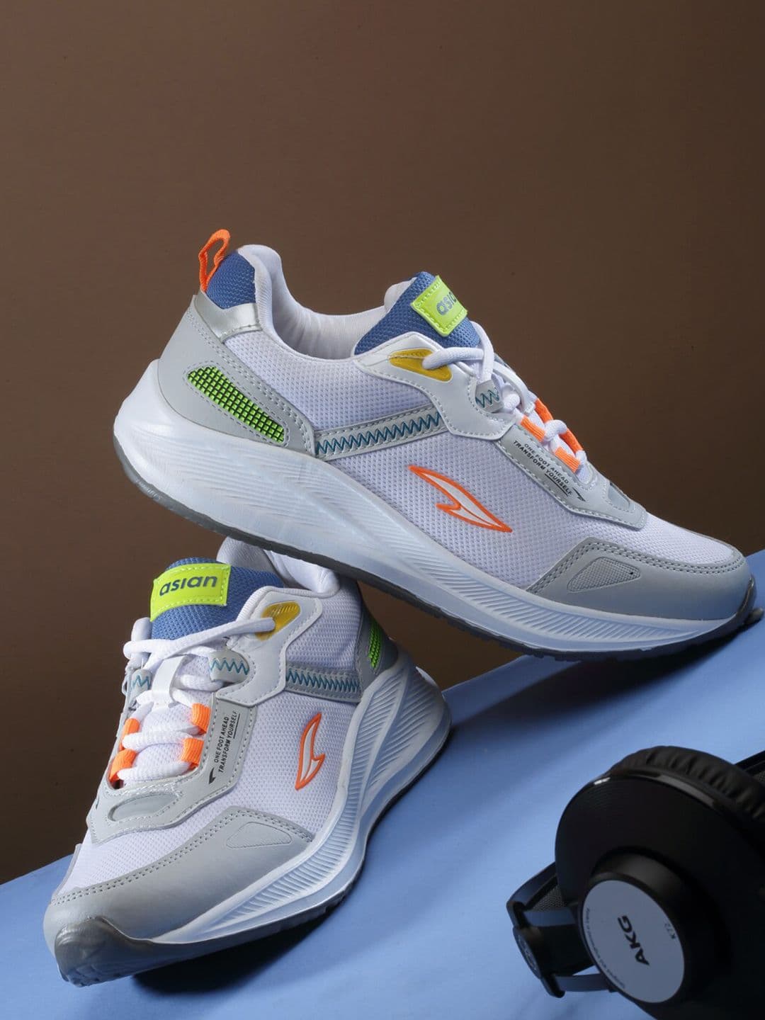 ASIAN Men Mesh Running Non-Marking Shoes - view 1