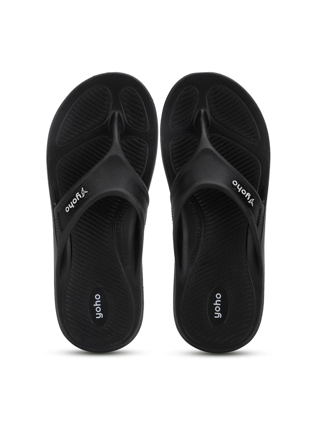 yoho Men Rubber Comfortable Thong Flip-Flops - view 1