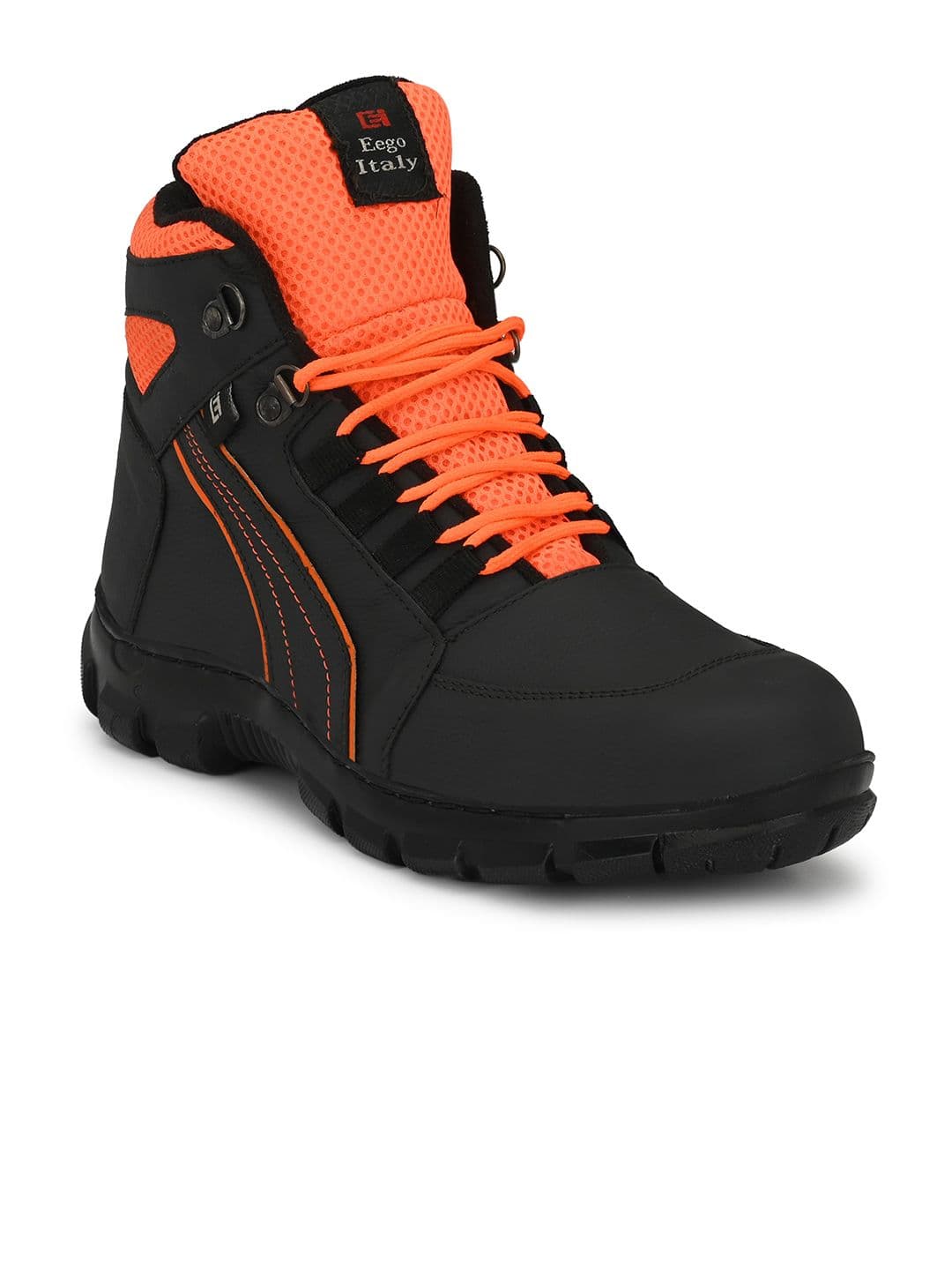 Eego Italy Men Leather Trekking Non-Marking Sports Shoes - view 1