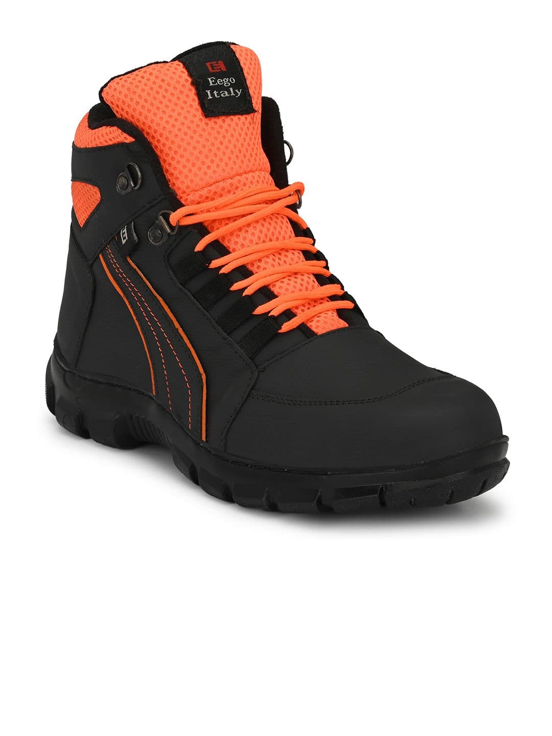 Eego Italy Men Leather Trekking Non-Marking Sports Shoes - view 1