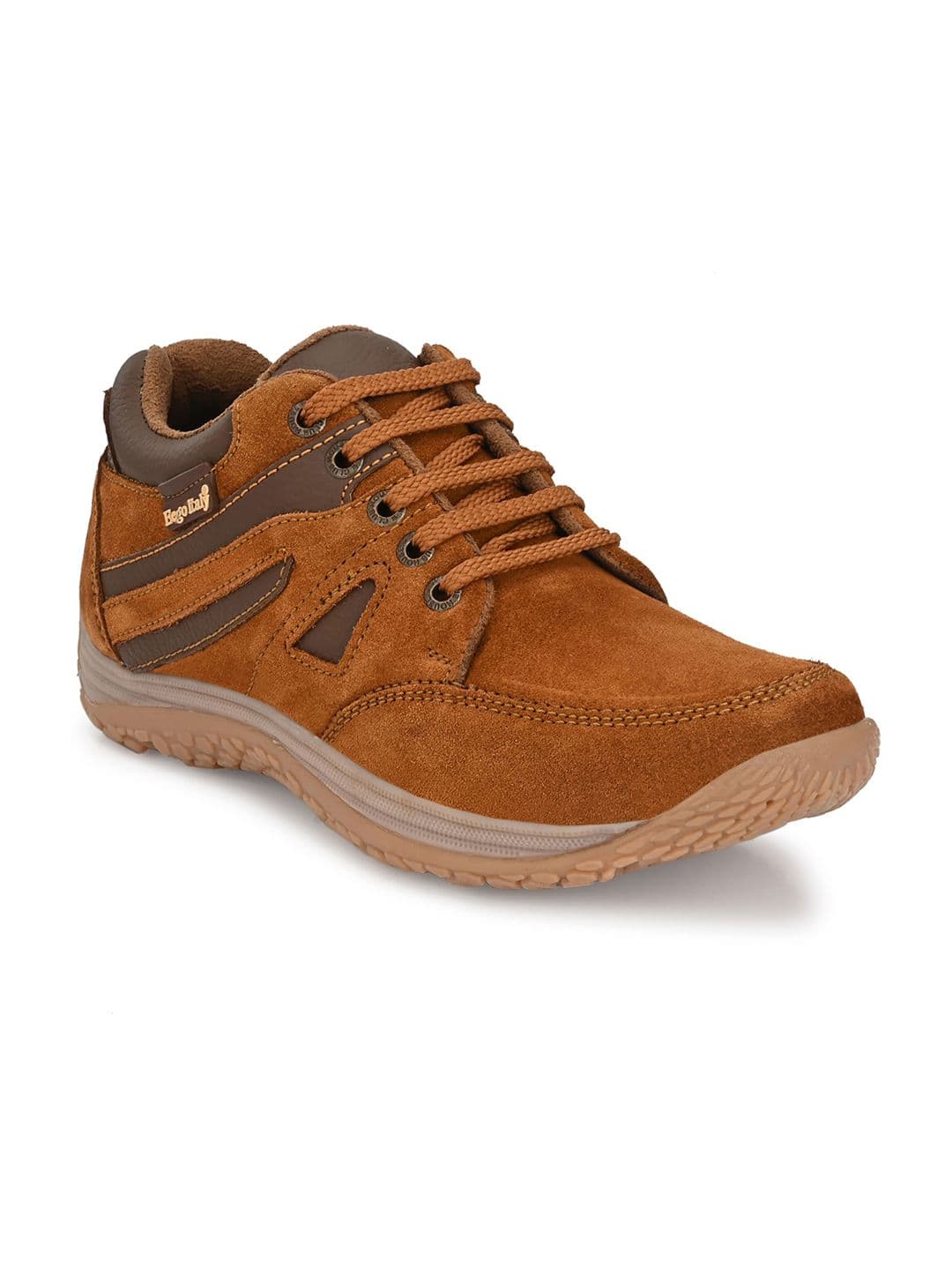 Eego Italy Men Woven Design Leather Trekking Shoes - view 1