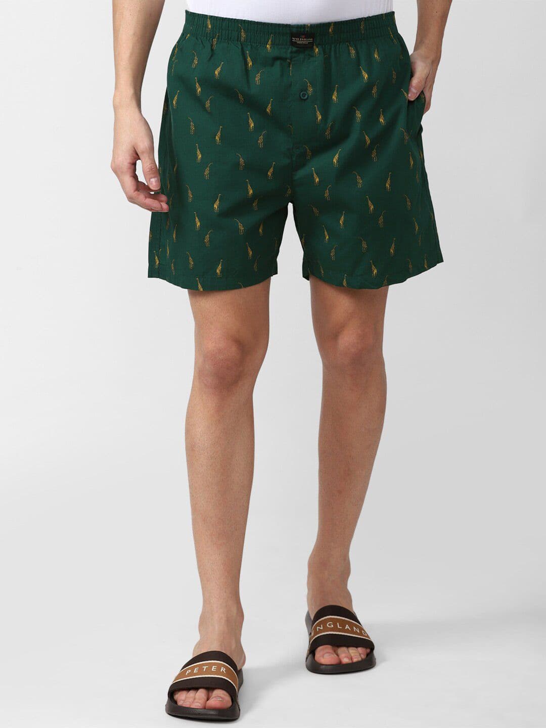 Peter England Men Printed Pure Cotton Boxers - view 1