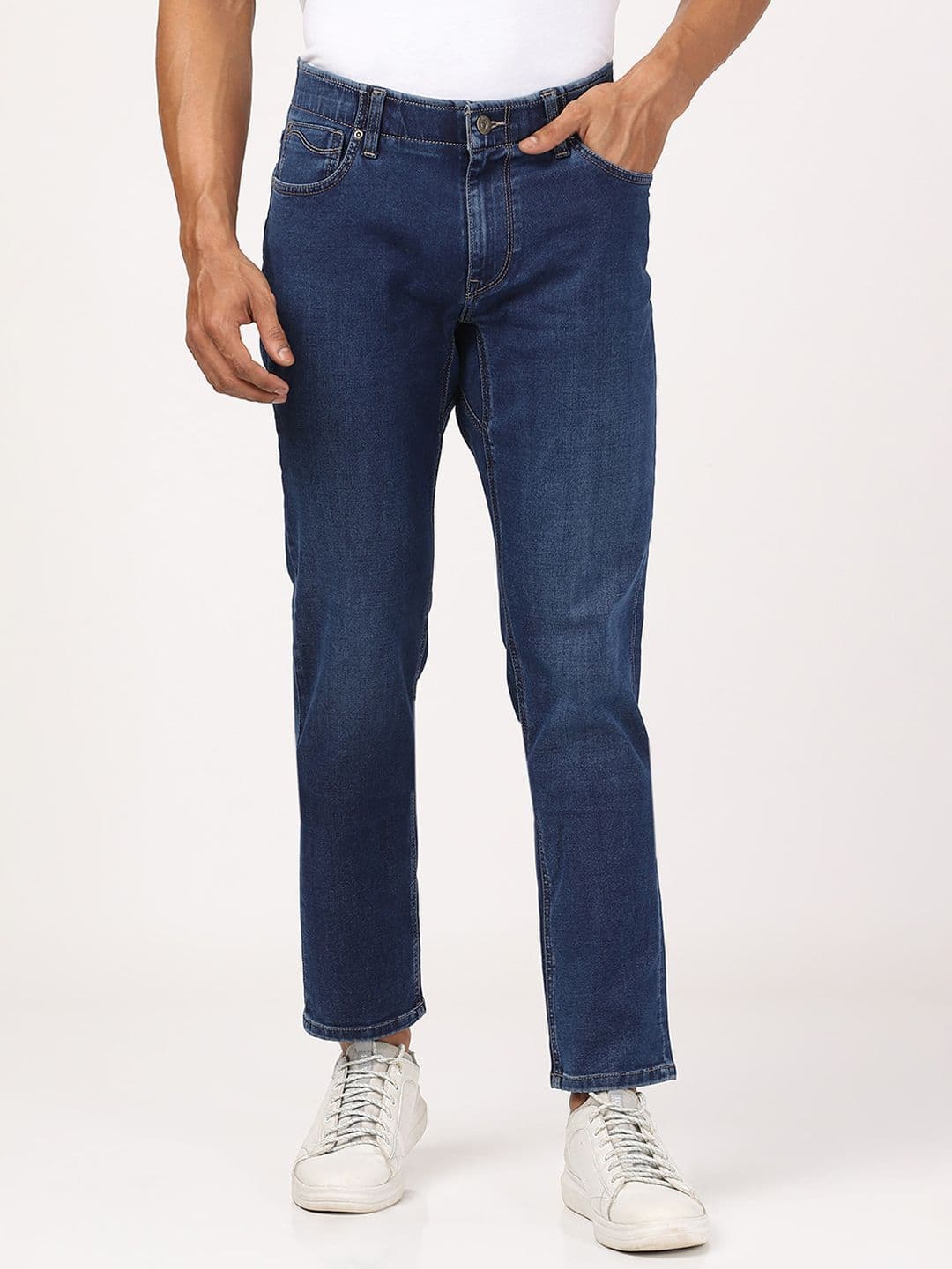 Lee Men Cotton Bruce Skinny Fit Stretchable Jeans - view 1