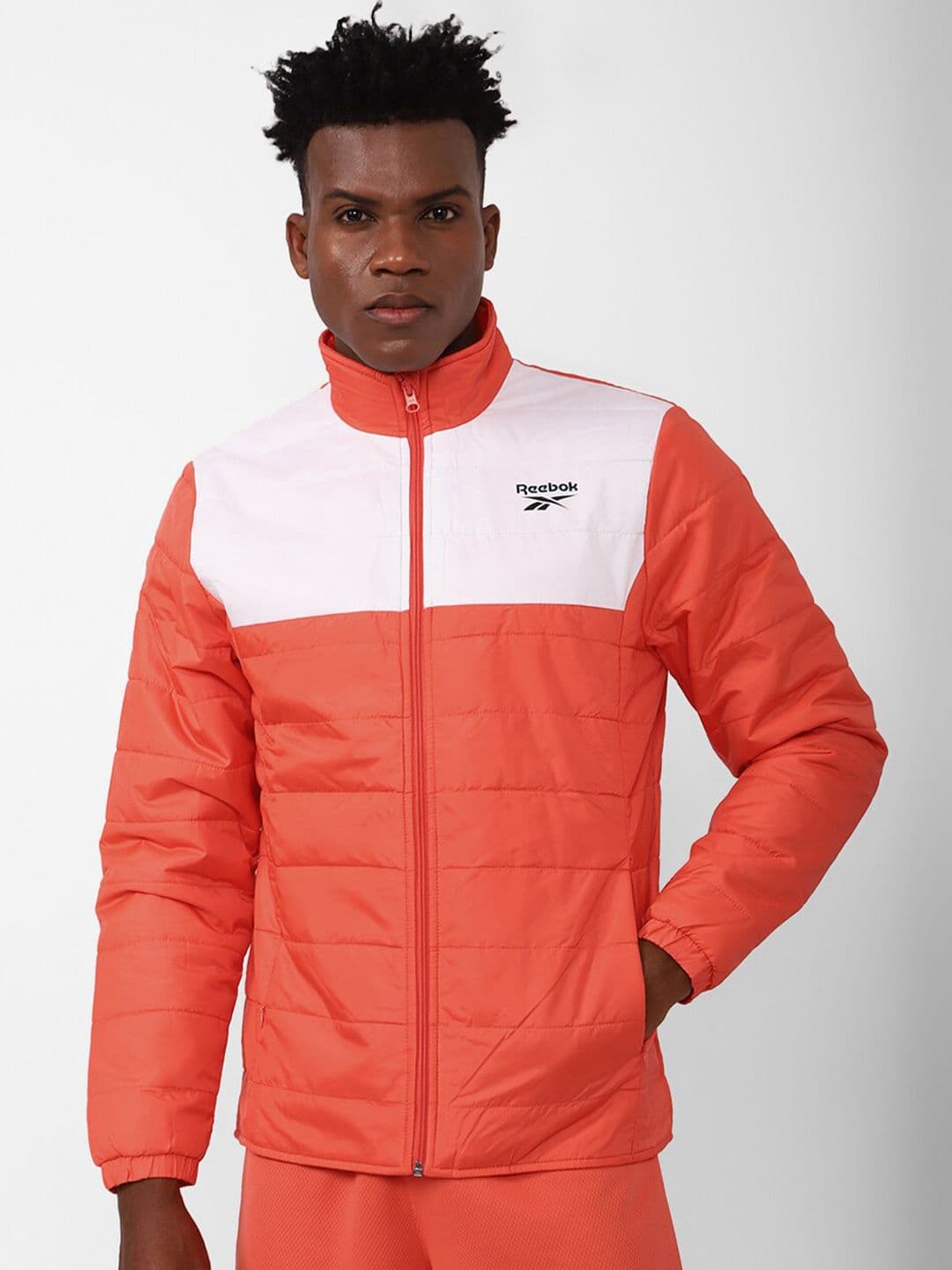 Reebok Men Colourblocked Sporty Jacket - view 1